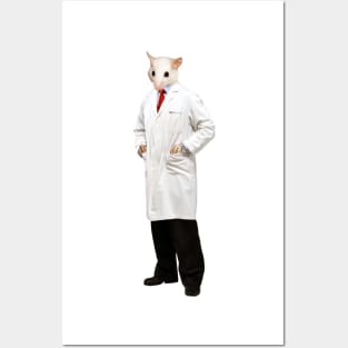 Scientist Mouse Posters and Art